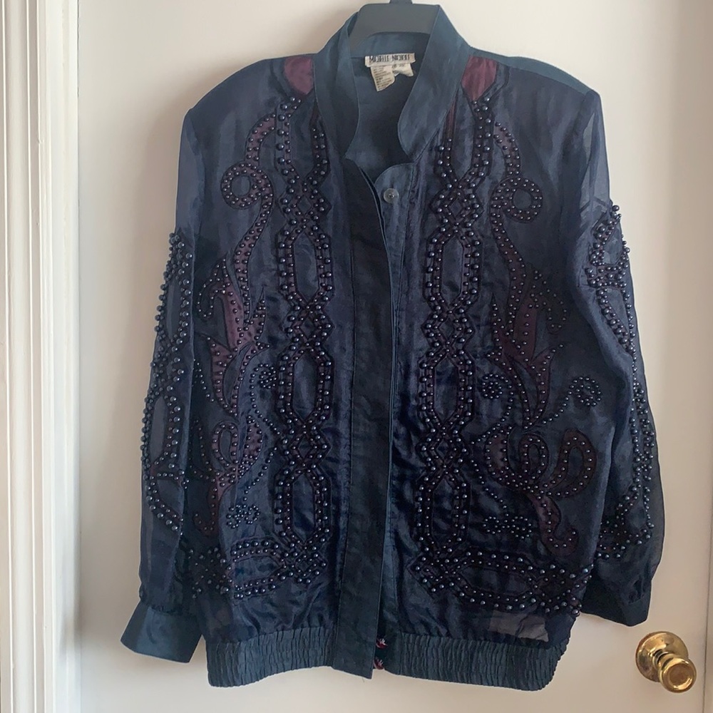 Fall special- linen beaded jacket